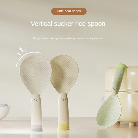 Strong Base Suction Rice Spoon